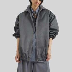 The Frankie Shop Charcoal Bomber Jacket size XS